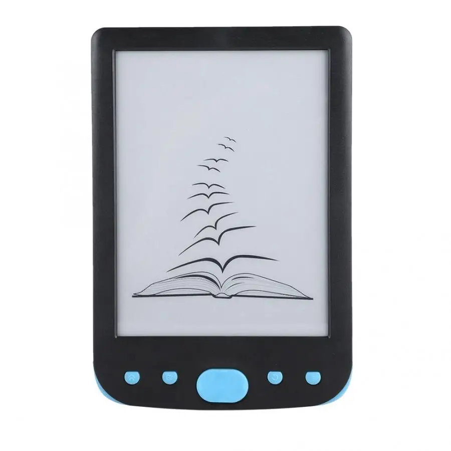 Портативный e-ink BK-6025L портативный 6 дюймов 8G электронная книга ридер поддерживает TF карты экран освещения