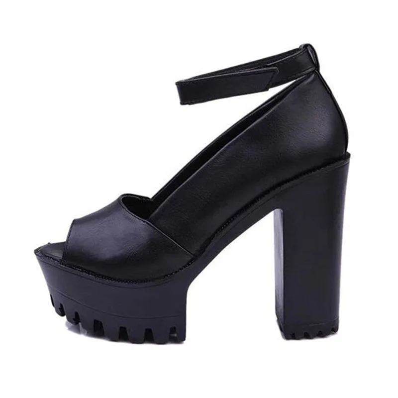 Free shipping 2018 summer style Sexy Open Toe High Heel Sandals Thick Heel Sandals Hasp Fashion Platform Shoes Women High shoes Free shipping 2018 summer style Sexy Open Toe High Heel Sandals Thick Heel Sandals Hasp Fashion Platform Shoes Women High shoes