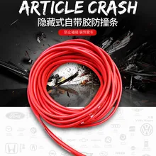 Новой открытой двери автомобиля Elantra Accent Tucson анти-столкновения Авто дверные ручки для предотвращения столкновений Stick резиновые ленты декоративные наклейки автомобильные аксессуары