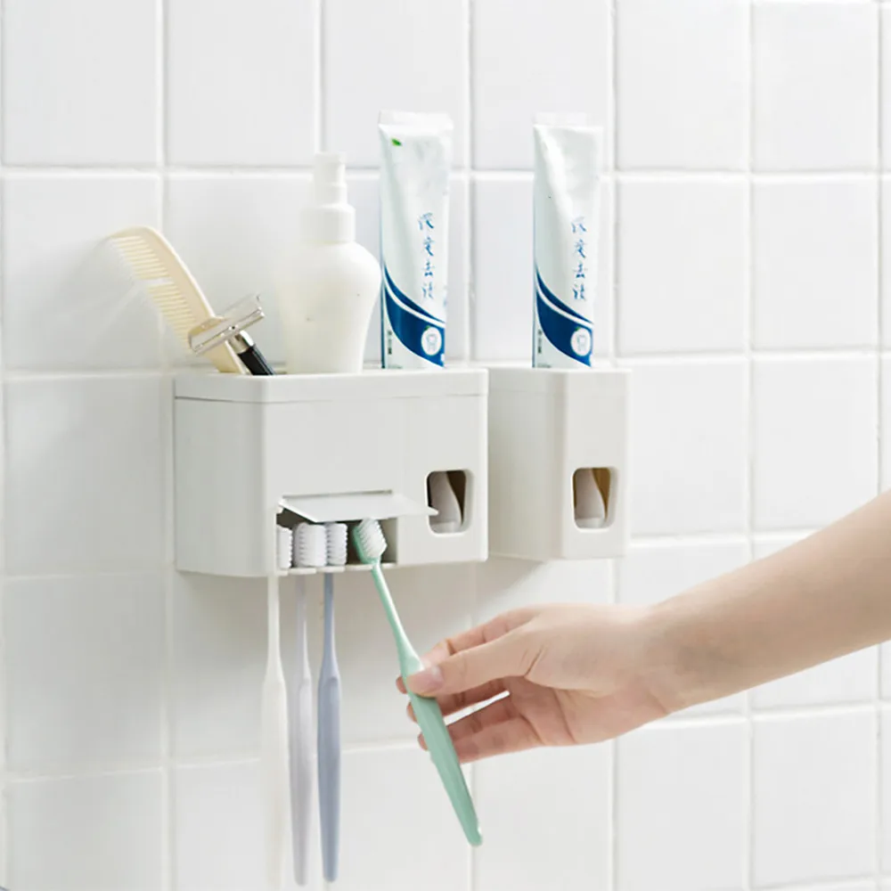 

Hot New Toothpaste Tube Squeezer Automatic Auto Squeezer Toothpaste Dispenser Hands Free Squeeze Out G604