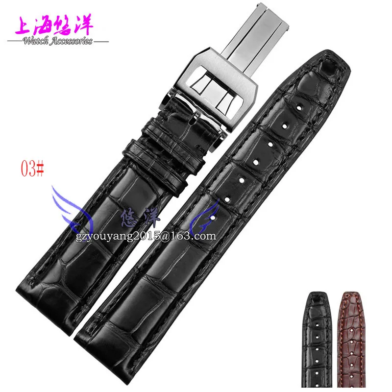 IW500107 IW371417 IW356501 22mm for the Portuguese crocodile leather strap