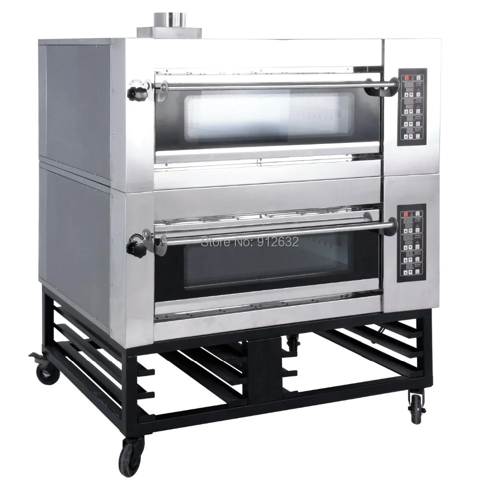 2 layers 4 Trays High Quality stainless steel Gas oven,bread baker