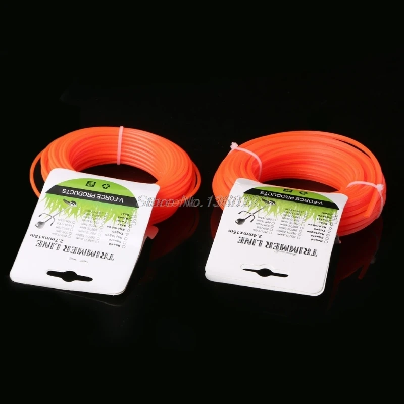 

15m Lawn Mower Grass Cutter Trimmer Line Nylon Strimmer Garden Cord Wire String