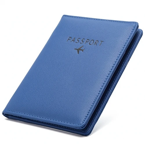 Новая горячая распродажа, Обложка для паспорта, анти-RFID, зажим для паспорта, ID, кредитный держатель для карт, многофункциональный бизнес-держатель для карт - Цвет: blue