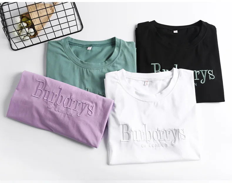 Letter T-Shirt Women  (12)