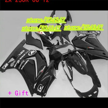 kit para Kawasaki Ninja 250R 2008 - 2012 negro brillante EX250 08 - 12 ZX250R 2009 2010 Motorcycle Accessories & Parts kit para Kawasaki Ninja 250R 2008 - 2012 negro brillante EX250 08 - 12 ZX250R 2009 2010 Motorcycle Accessories & Parts