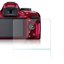 PCTC 3PCS 0.3mm Optical Tempered Glass HD LCD 9H Screen Protector Cover Film Camera Protection For Nikon D5200