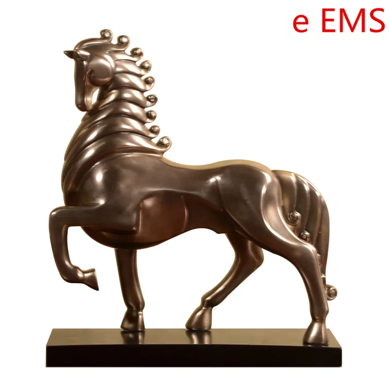 

Animals Bust Retro Horse Statue Achieve Immediate Victory Continental Resin Craftwork Home Decorations Art Material L2364