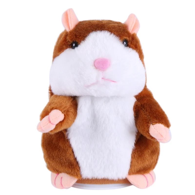 Lovely Talking Hamster Speak Talk Sound Record Repeat Stuffed Plush Animal Hamster Toysin