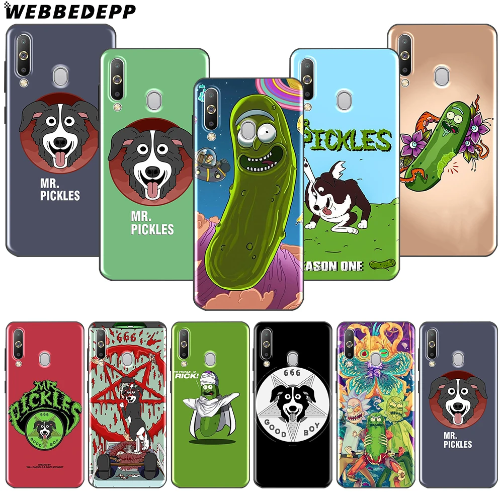 

WEBBEDEPP Rick and Morty Mr. Pickles Soft TPU Case for Samsung Note 10 Plus A10S A20S A30S A40S A50S A60 A70 M10 M20 M30