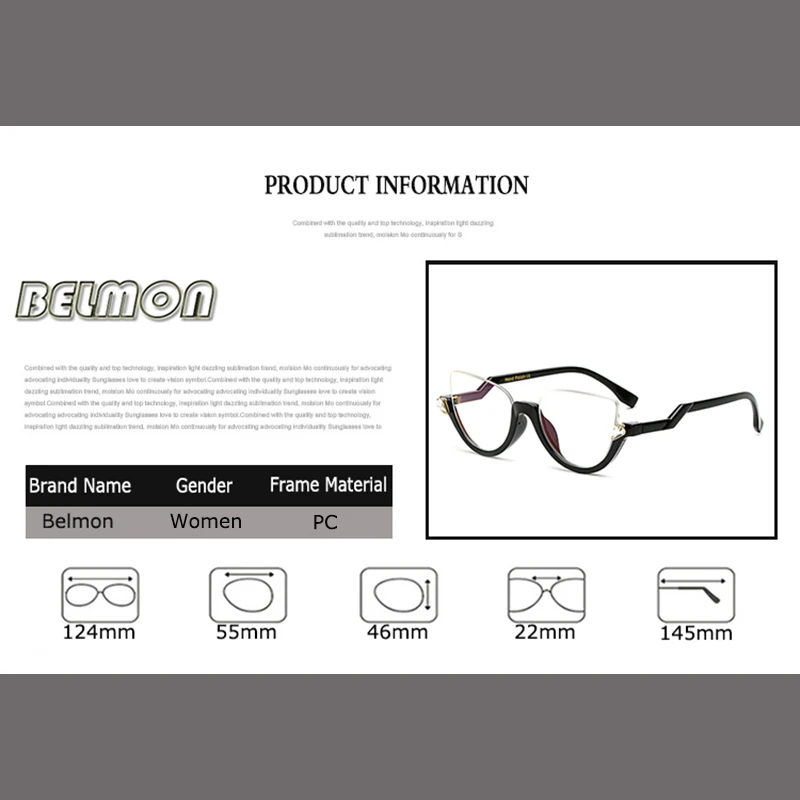 Cena Okulary ramka kobiety komputerowe optyczne dekoracyjne oczu okulary ramka do okularów dla kobiet przezroczyste soczewki kobiet RS089