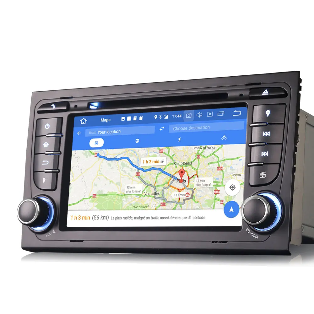 Perfect 7" Octa-Core CPU 4GB RAM 32GB ROM Android 9.0 OS Car DVD Multimedia GPS Radio for Seat Exeo 2008-2013 with Split Screen Support 4