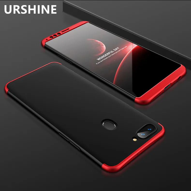 URSHINE Full Protective Phone Case Cover for OPPO R11s 360 Degree All-around Body Capa Coque Oppo r11s 6.01&quot |
