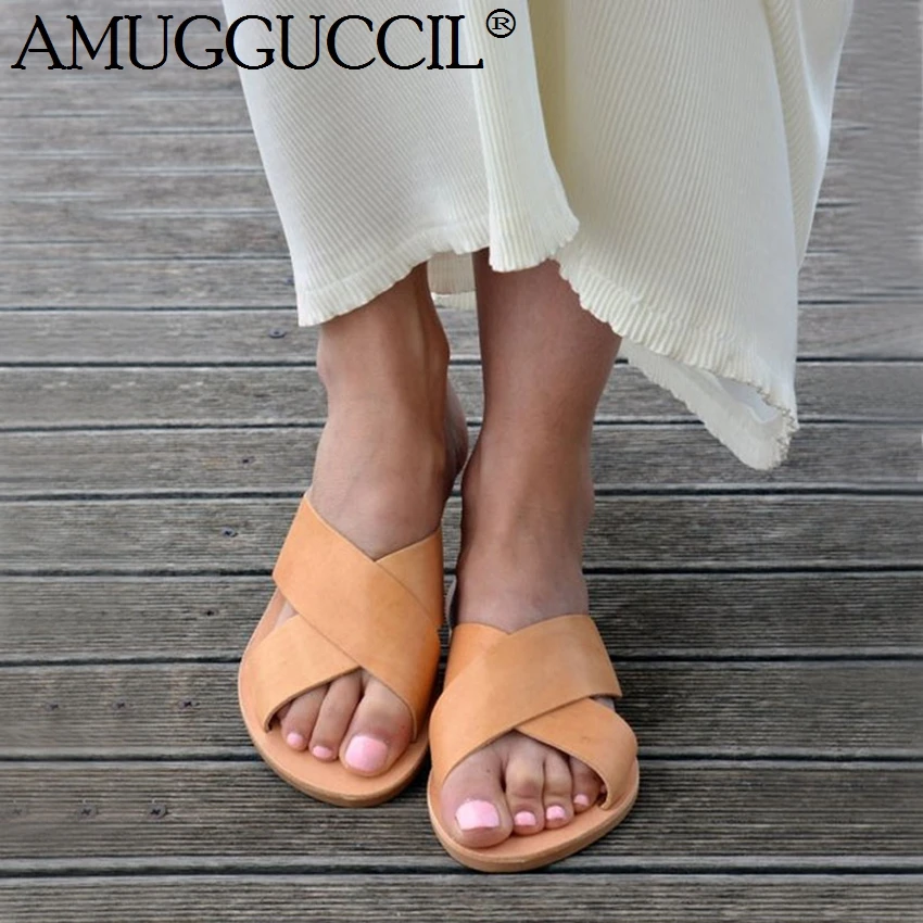 

2019 New Plus Big Size 35-43 Black Yellow Fashion Comfortable Girls Female Ladies Women Summer Flats Slippers L1077