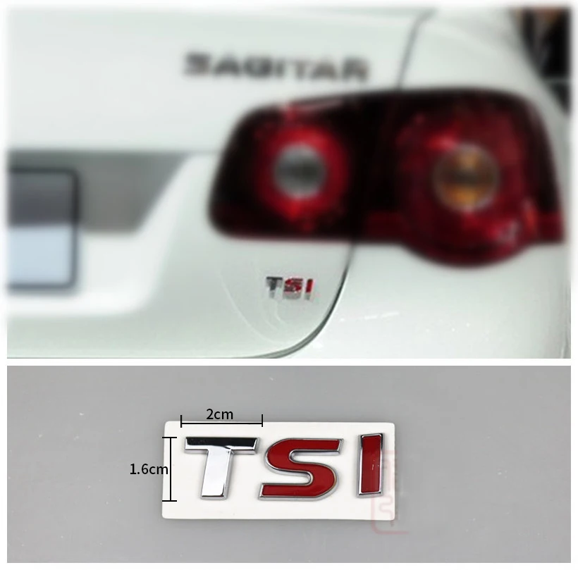 230 280 330 380 TSI 1 6G T I буквы Автомобильная Эмблема багажника наклейка с логотипом V6