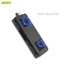 Bben Мини-ПК 3 ГБ Оперативная память 64 ГБ Встроенная память Окна 10 Intel Apollo Lake N3350 HDMI WIFI 2.4 ГГц и 5 ГГц BT4.0 USB3.0 мини-компьютер PC stick MN10