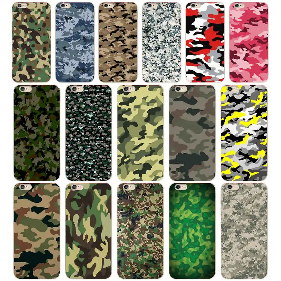 

24G Camouflage Pattern Camo military Army For Cases iPhone 6 6s 7 8 Case Soft TPU Silicone Cover For Apple iPhone 6 6S 7 8 Case