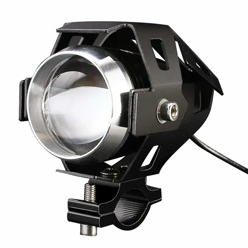 Promo Offer of  10-80V DC Motorcycle Electric Car LED Headlights U5 IP67 Waterproof 10000-15000LM Headlamp