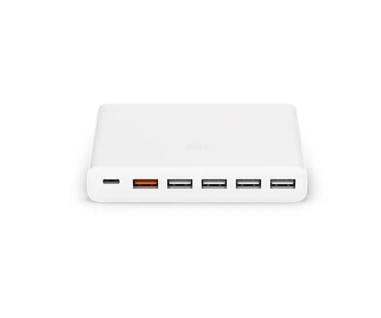 Оригинальное зарядное устройство Xiaomi CDQ06ZM USB-C 60 Вт type-C и USB-A, 6 выходных портов, двойное быстрое зарядное устройство QC 3,0