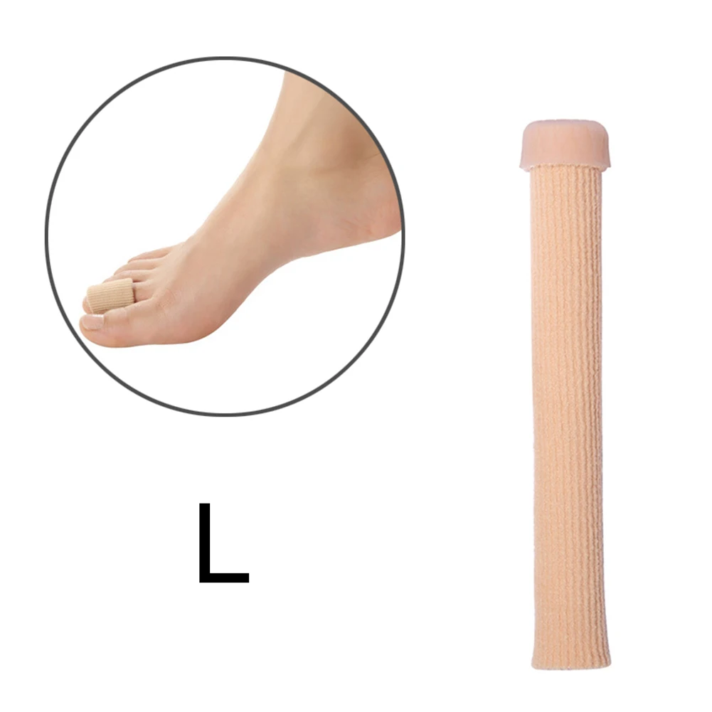 

droppshiping Fabric Gel Tube Cushion Corns Calluses Toe Protector Hallux Valgus Orthopedics Bunion Guard Feet Pain Relief Care M