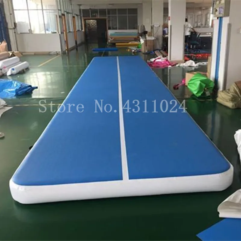 

Free Shipping 9x1x0.2m Wholesale Gymnastics Inflatable 9m Air Track Double DWF Gym Mat Inflatable Air Tumble Track For Sale