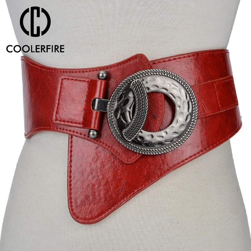 

Hot Fashion Women Wide Waist Elastic Stretch Belt women's girdlestrap belts for women cinturon mujer cummerbund strap LB029