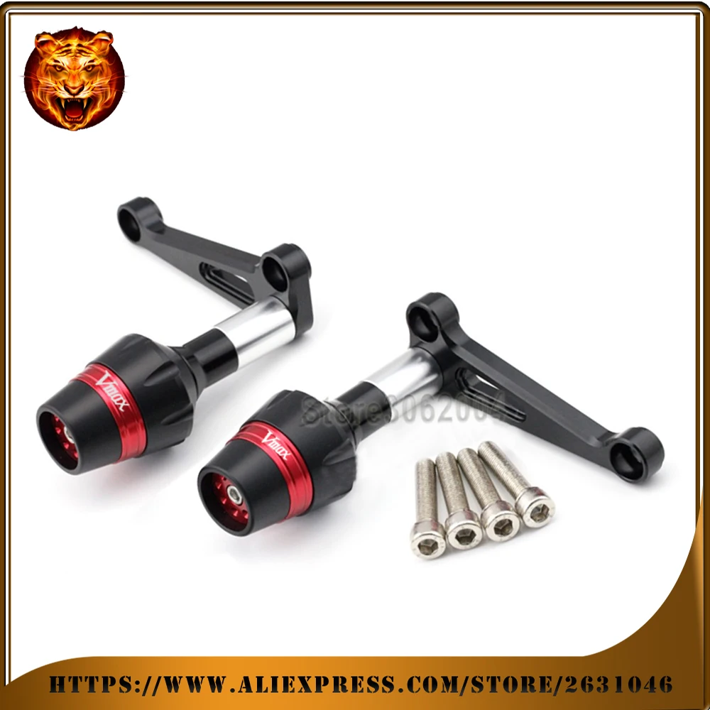 For YAMAHA V MAX 1700 VMAX 2009 2014 2013 2012 Motorcycle Frame Slider Anti Crash Protector