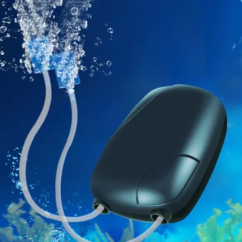 

Ultra Silent Fish Tank Air Pump Single&Double Outlet 3W/5W Aquarium Air pump Compressor Oxygen 220~240V Airpump