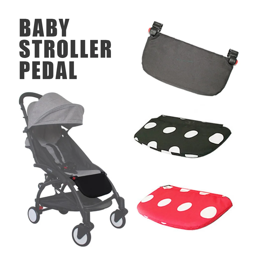 

Baby Stroller Foot Rest Extended Footboard Plastic Seat Pedals Multifunctional Hooks for Infant Pram Baby Carriage Accessories