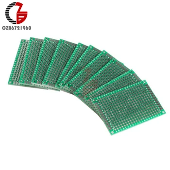 

5Pcs Double Side PCB Universal Board 2x8cm 3x7cm 4x6cm 5x7cm 6x8cm 7x9cm 8x12cm Prototype PCB Tinned Breadboard
