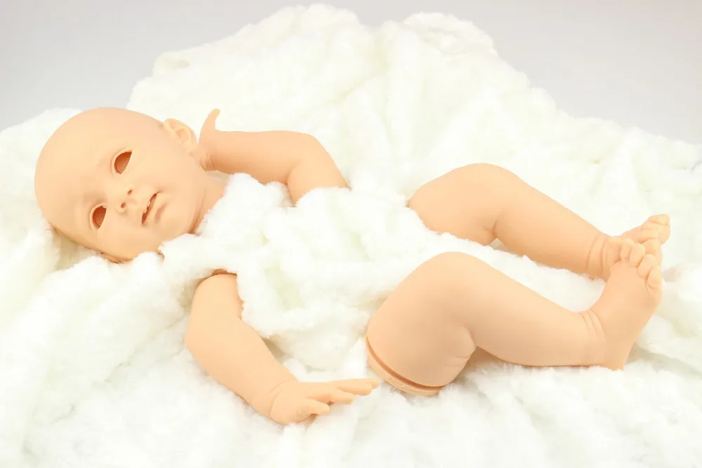 

NPK Blank DIY Instock reborn toddler kit Fridolin lifelike soft silicone vinyl real gentle touch