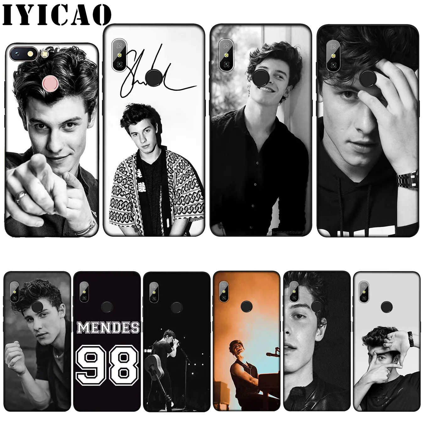 IYICAO Shawn Mendes 98 мягкий силиконовый чехол для Xiaomi Mi 9 8 A2 Lite A1 6 pocophone f1 MAX 3 mi9 mi8 mia2 |