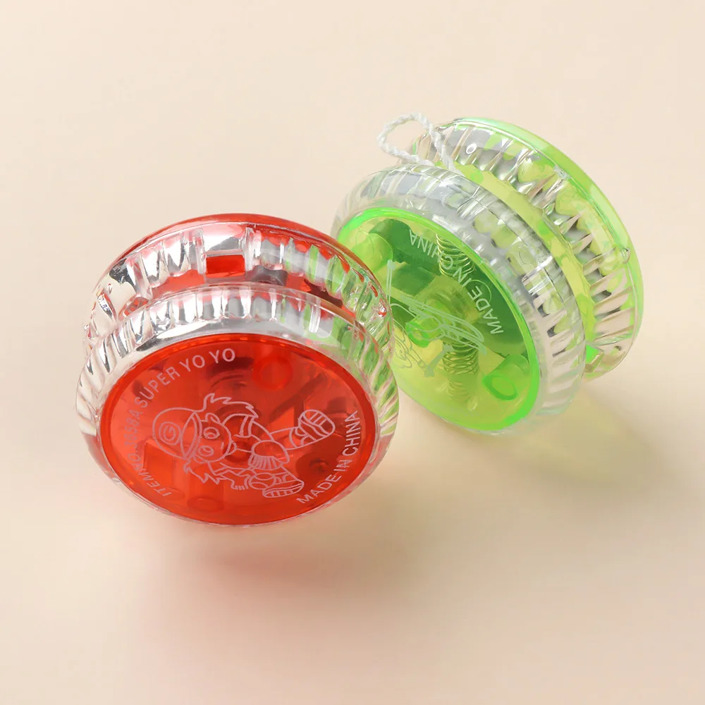 1 шт. забавное модное йо-йо шар светящийся Профессиональный yoyo светодиодный мигающий детский клатч механизм йо-йо игрушки для детей Вечерние развлечения