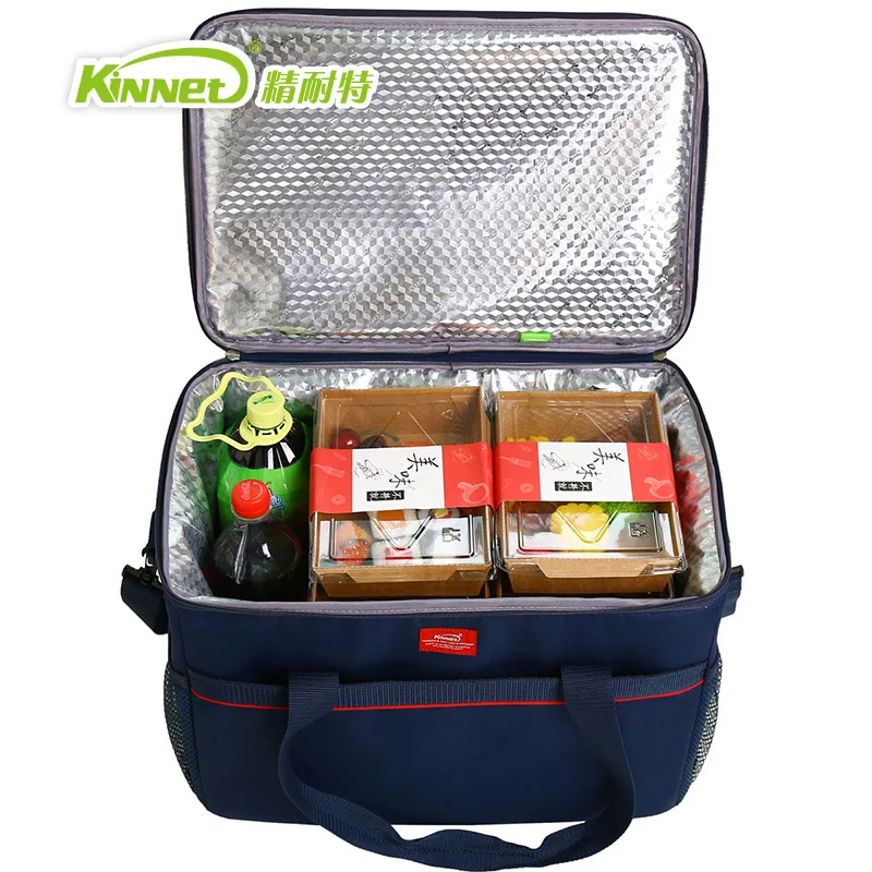 

KinNet picnic cooler bag 33L large capacity thermal lunch bags ICE handbag bag refrigerator of car aluminum foil thermal bags