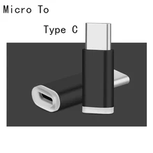 

Micro USB Female To Type C Male Adapters Alloy Adaptors Portable Phone Micro To USBC Type-C Adapteurs Fast Drop Shipping