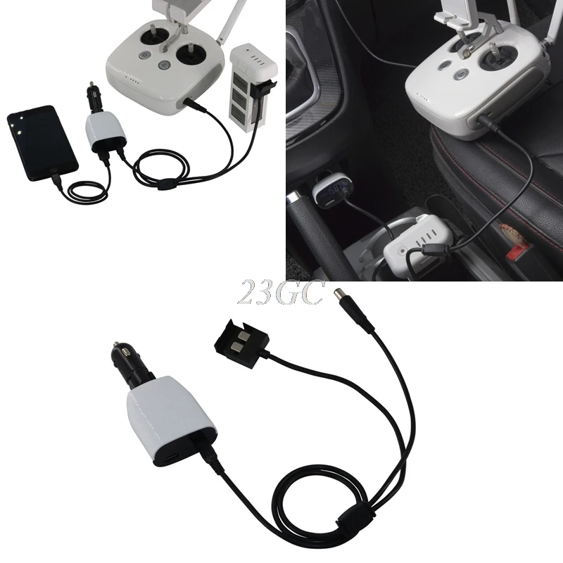 

Car Charger Voltmeter 5V 2A Output for DJI Phantom 3 iphone ipad Samsung LG Xiaomi Android phone O18