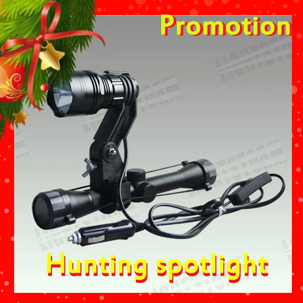 Christmaas promotion 10w led scope mounted spotlight, hunting gun