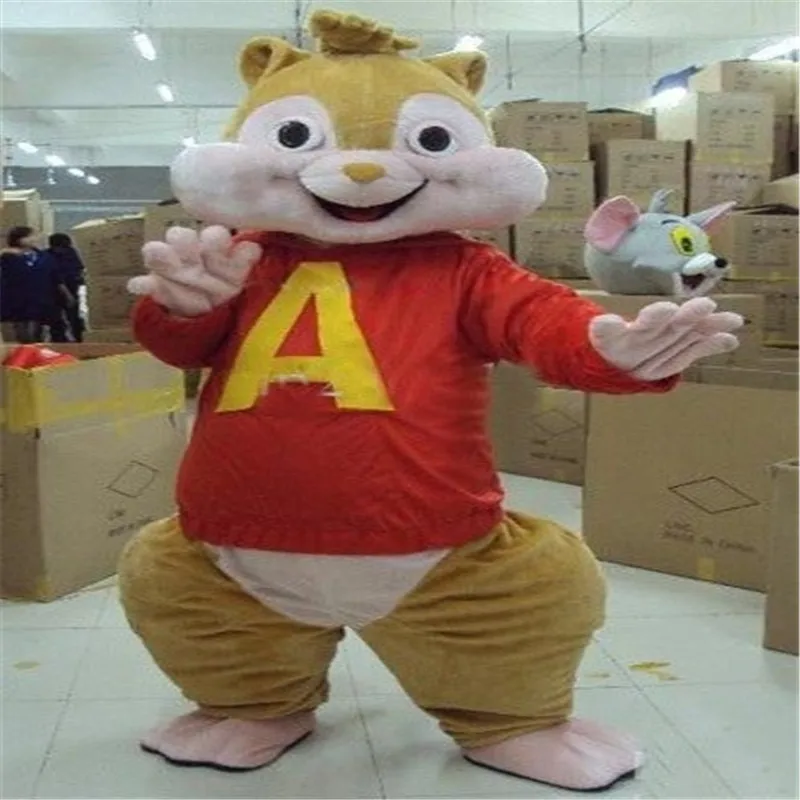Горячая Распродажа 2019! Высококачественный новый костюм талисман Alvin и
