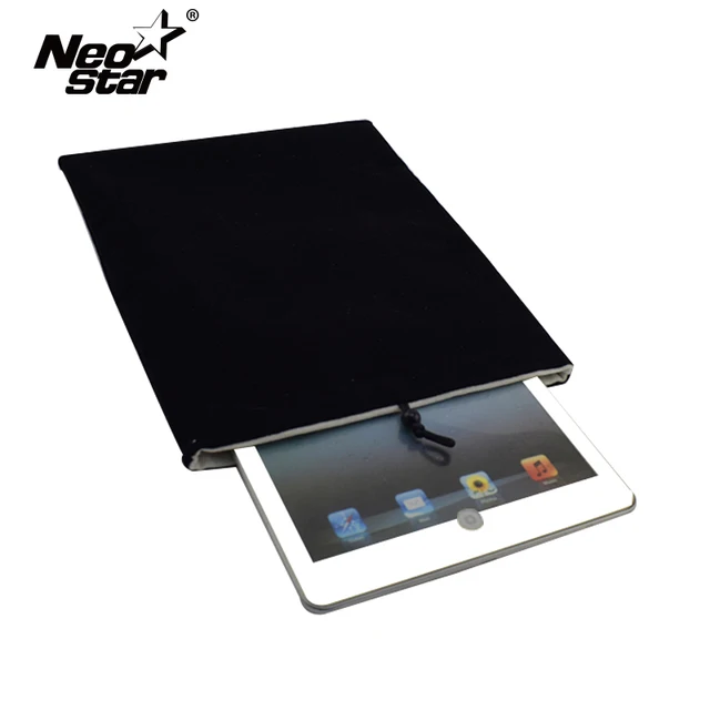 Special Price Universal Black Velvet Tablet Sleeve Simple 10 Inch Protective Pouch Case Cover For iPad Soft Tablet Accessory