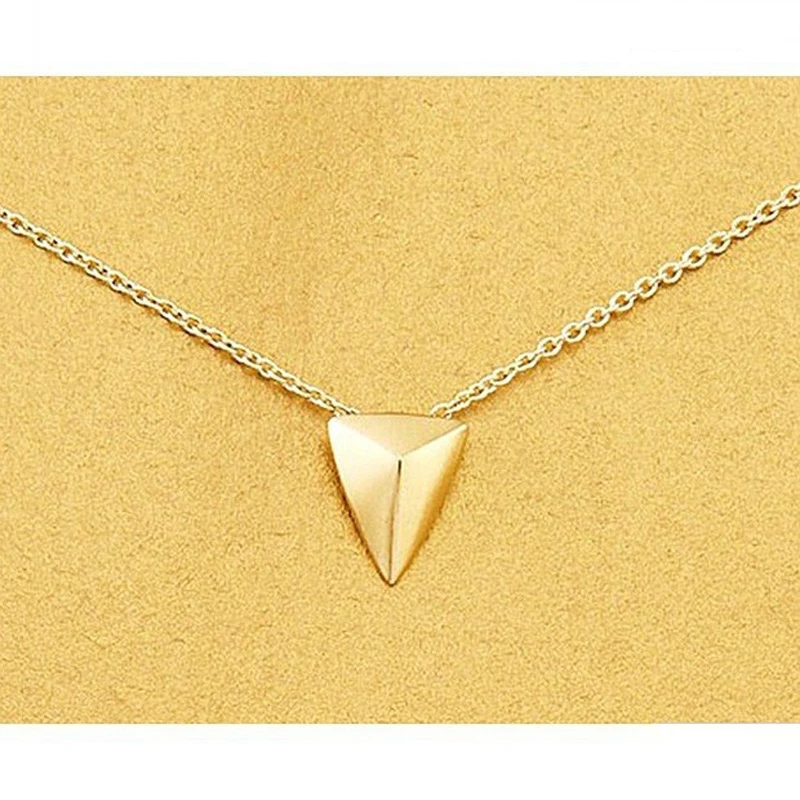 6 видов золотых желаний колье ожерелье для женщин слон ключ бесконечное 8 письмо треугольная бумага кран кулон ожерелье