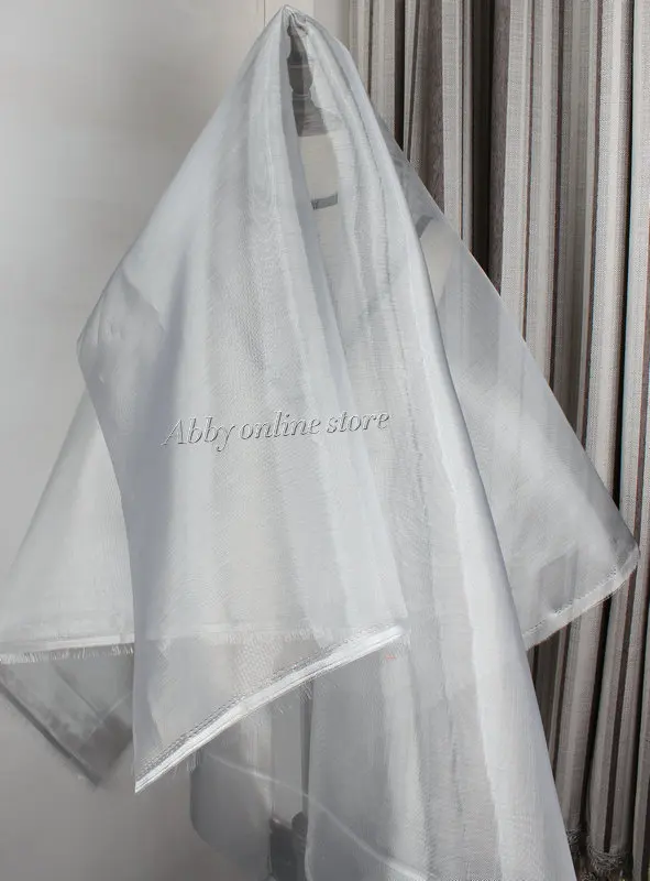 Обнаженная нейлоновая сетка для невесты тонкая ткань средней твердости 140*100 см