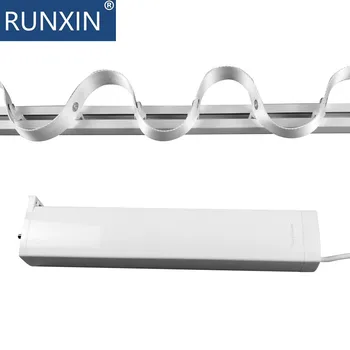 

S-type wave curtain motorized electric curtain rail, KT82TS, 4 wires motor