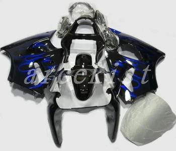 

3Gifts New Injection Mold ABS Fairing kit for Kawasaki ninj ZX6R 636 600cc 2001 2002 2000 00 01 02 fairings custom blue flame