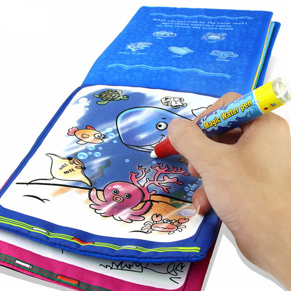 HIINST рисования водой ручка для рисования Magic Doodle коврик для рисования для детей игрушка роспись игрушка в подарок для детей Детская одежда; Прямая L828