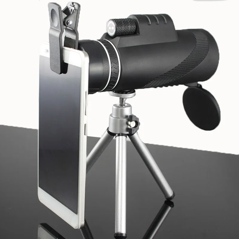 40X60 Монокуляр мощный бинокль HD Призма ночного видения ручной телескоп открытый профессиональный путешествия охота бинокль