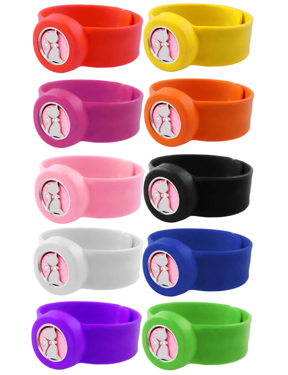 ZP-BS855-0 Silicone Diffuser Locket Bracelet-1