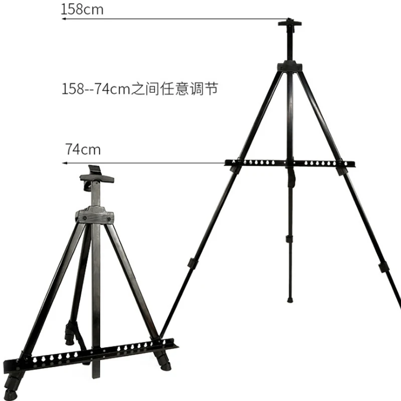 Мольберты из алюминиевого сплава эскиз рама для картины для художественных инструментов складной легкий вес регулируемый для рисования складной эскиз мольберт