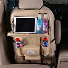 Кожаная сумка для хранения автомобильных сидений, товары для интерьера автомобиля, карманная сумка для автомобиля, многофункциональная сумка для хранения мусора