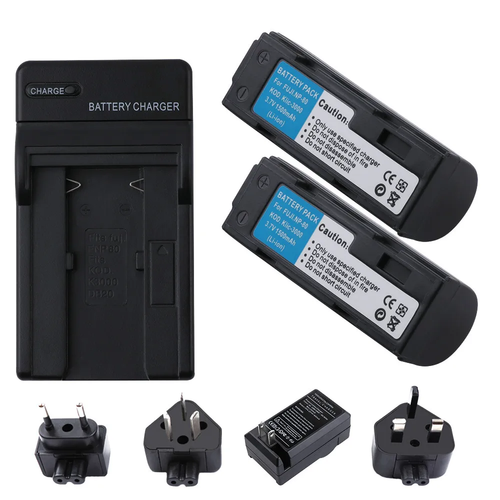 

RP NP-80,NP80 DB-20 DB20 Battery+Charger for Fujifilm Fuji FinePix 6900 Zoom, MX-1700,MX-2700,MX-2900,MX-4800, MX-4900.