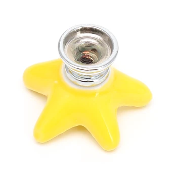 Starfish Cabinet Knob Handle Ceramic Door Cupboard Drawer Kitchen Pull Home Decor